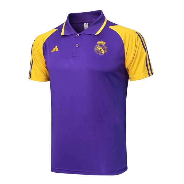 Polo Real Madrid 24/25 Porpora Giallo